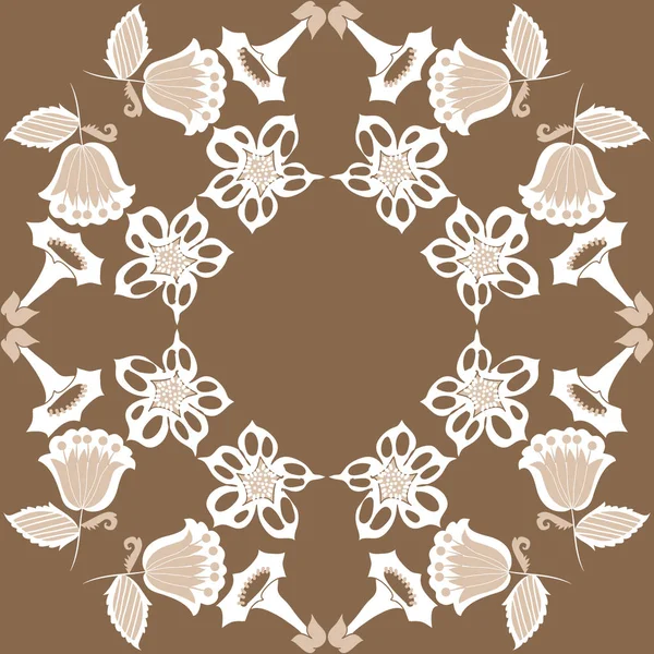 Kusursuz çiçek deseni, vektör çizimi