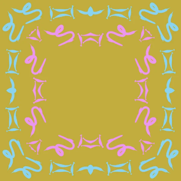 Modèle Abstrait Avec Signes Zodiaque Fond Vectoriel — Image vectorielle
