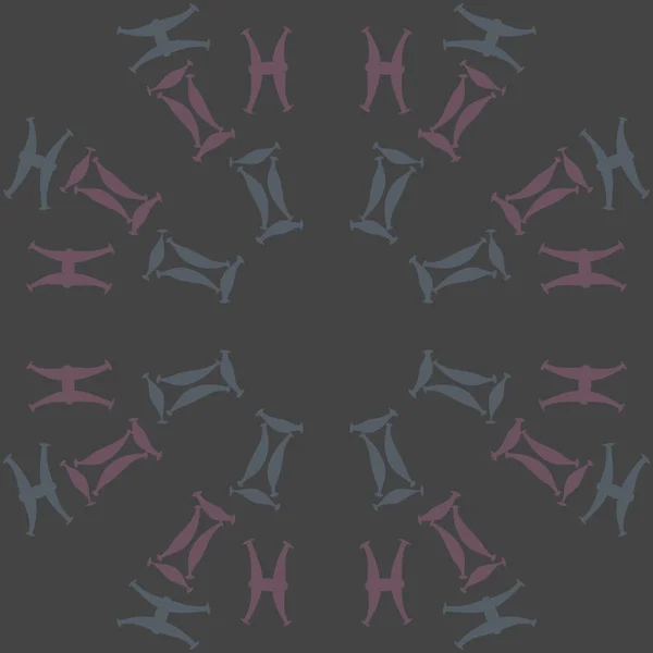 Бесшовный Рисунок Абстрактных Простых Зодиакальных Орнаментов — стоковый вектор