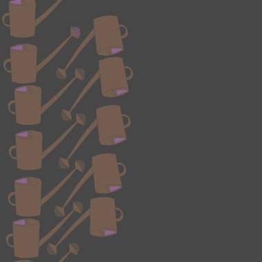 Soyut basit sulama kalıplarının kusursuz deseni