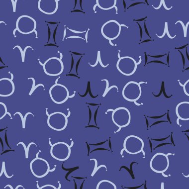 Soyut basit çiçeklerin kusursuz deseni