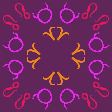 Soyut basit zodyak süsleme Dikişsiz desen