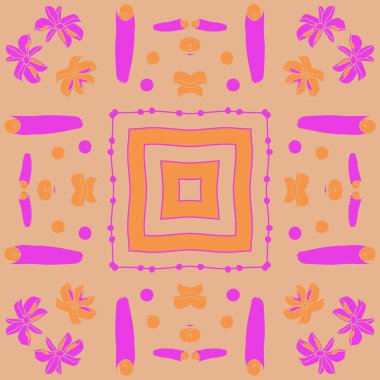 vektör illüstrasyon, geometrik kareler ile soyut arka plan, tam kare