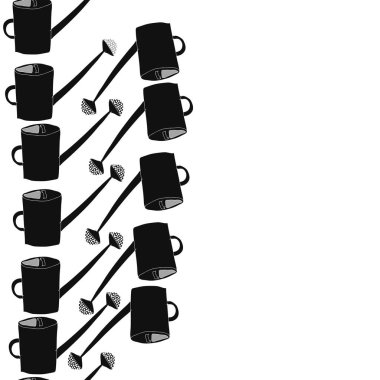 Soyut basit sulama kalıplarının kusursuz deseni