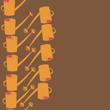 Soyut basit sulama kalıplarının kusursuz deseni