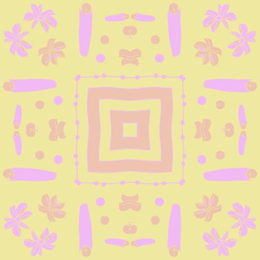 vektör illüstrasyon, geometrik kareler ile soyut arka plan, tam kare