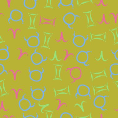 Soyut basit çiçeklerin kusursuz deseni