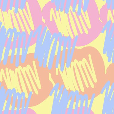 Dikişsiz soyut desen, sadece vektör illüstrasyon