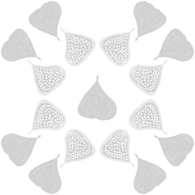 Soyut basit incirin dikişsiz deseni