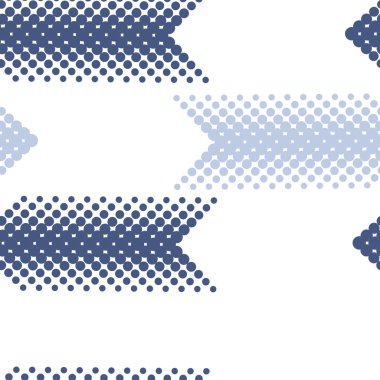 Dikişsiz yatay oklar desen, sadece vektör illüstrasyon