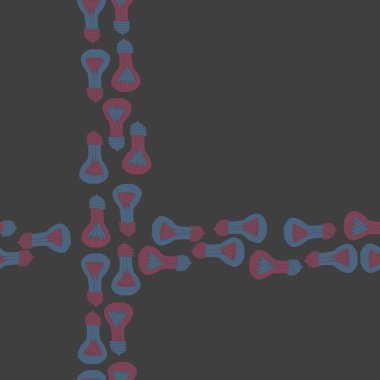 ampuller vektör illüstrasyon ile soyut desen 