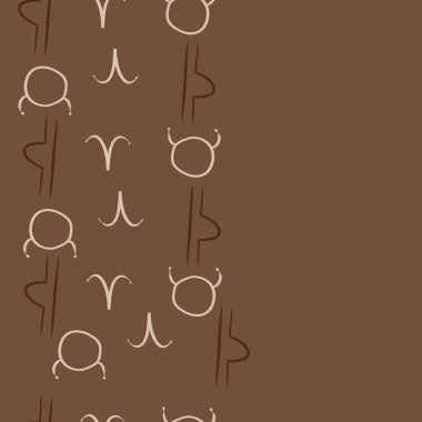 Kesintisiz soyut desen, vektör arka plan