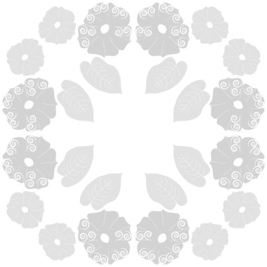 Soyut basit yaprakların kusursuz deseni