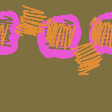 Dikişsiz soyut yatay daireler deseni, sadece vektör illüstrasyon