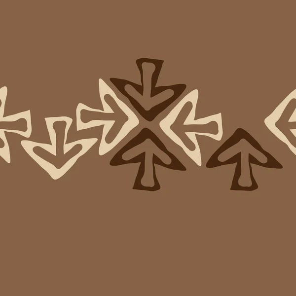 Patrón Flechas Cruzadas Sin Costura Simplemente Ilustración Vectores — Vector de stock