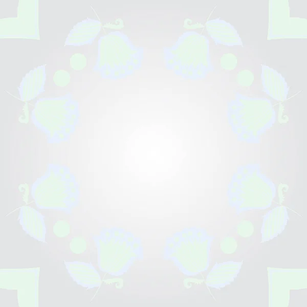 Безшовний Абстрактний Візерунок Різнокольоровими Квітами — стоковий вектор