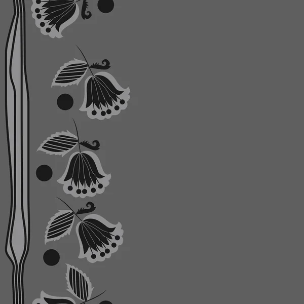Sömlös Abstrakt Mönster Med Färgglada Blommor — Stock vektor