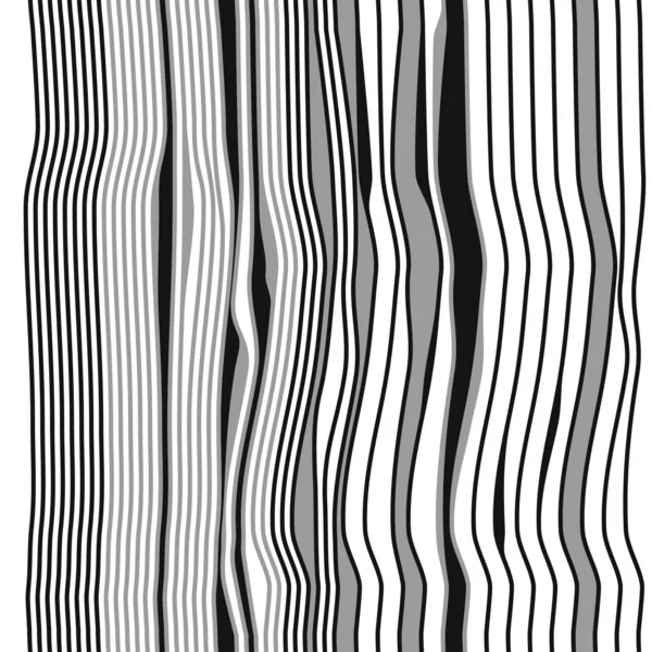 Nahtloses Muster Mit Abstrakten Einfachen Wellen — Stockvektor