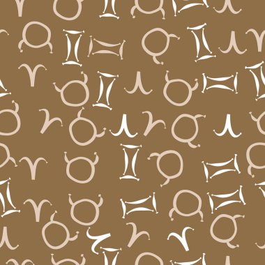 Soyut basit çiçeklerin kusursuz deseni