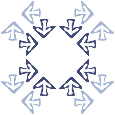 Ok işaretleri ile soyut desen, vektör illüstrasyon