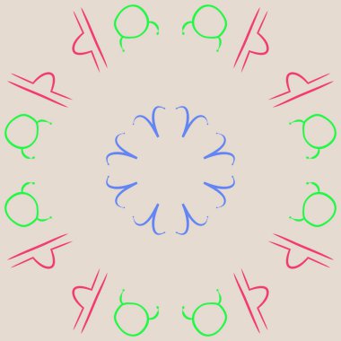 Kesintisiz soyut desen, vektör arka plan