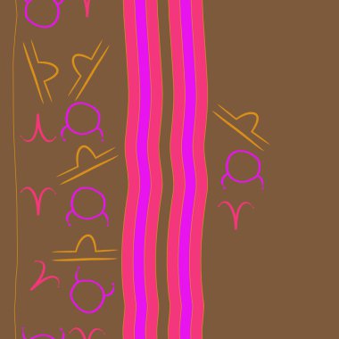 Kesintisiz soyut desen, vektör arka plan