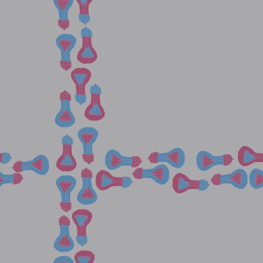 ampuller vektör illüstrasyon ile soyut desen 