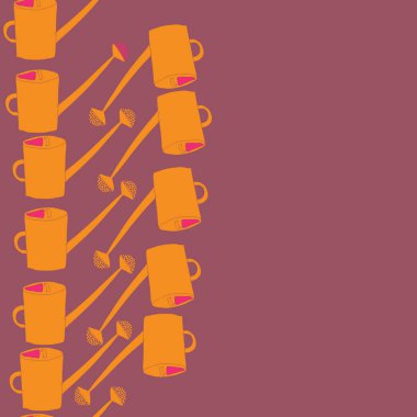 Soyut basit sulama kalıplarının kusursuz deseni