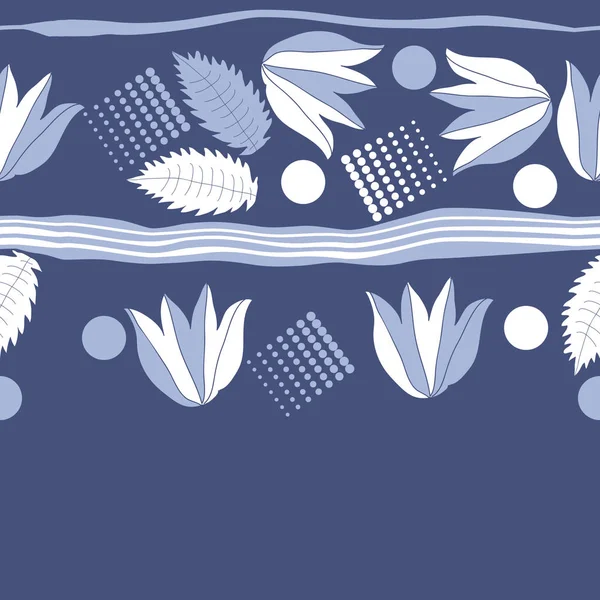 sanatsal çiçekler ve noktalar, vektör sanat illüstrasyon ile arka plan