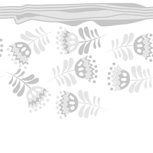 Modello Astratto Senza Cuciture Con Fiori — Vettoriale Stock