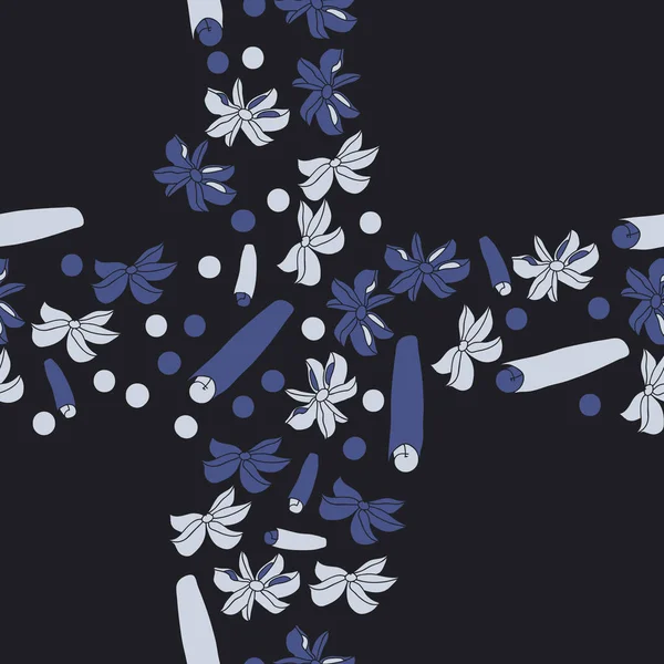 Tarçın ve anason ile soyut dikişsiz desen 