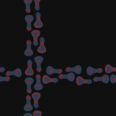 ampuller vektör illüstrasyon ile soyut desen 