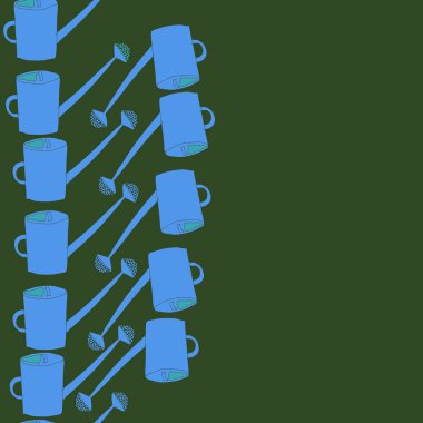 Soyut basit sulama kalıplarının kusursuz deseni