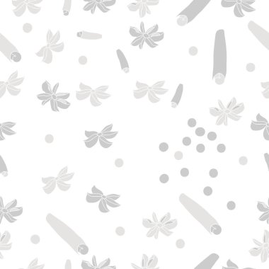 Tarçın ve anason ile soyut dikişsiz desen 