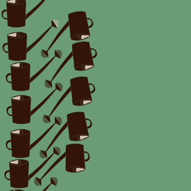 Soyut basit sulama kalıplarının kusursuz deseni