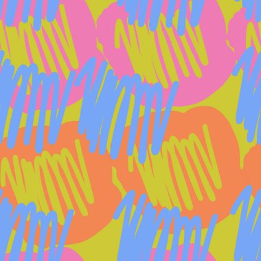 Dikişsiz soyut desen, sadece vektör illüstrasyon