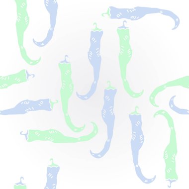 Biber ile dikişsiz soyut desen, vektör arka plan