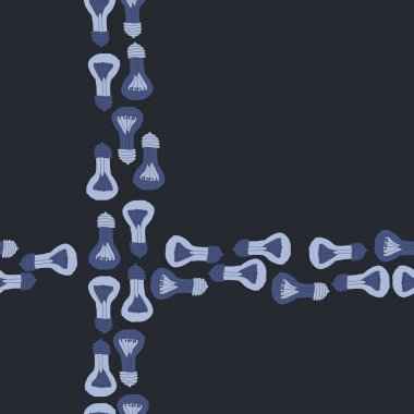 ampuller vektör illüstrasyon ile soyut desen 