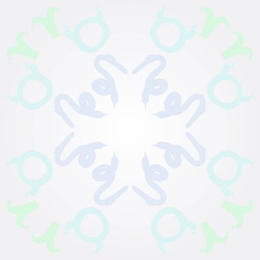 Soyut basit zodyak süsleme Dikişsiz desen