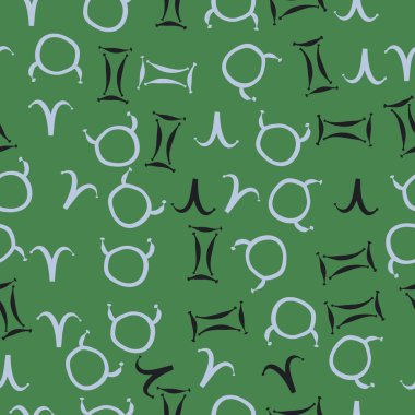 Soyut basit çiçeklerin kusursuz deseni