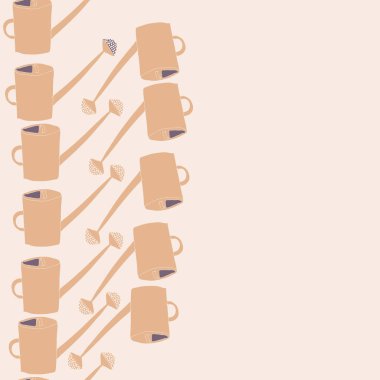 Soyut basit sulama kalıplarının kusursuz deseni