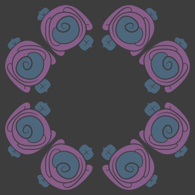 Kesintisiz soyut desen, vektör arka plan