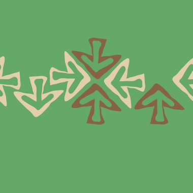 sorunsuz çapraz oklar desen, sadece vektör illüstrasyon