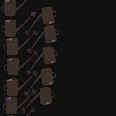 Soyut basit sulama kalıplarının kusursuz deseni