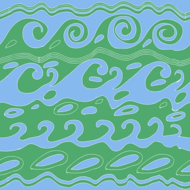 Soyut basit dalgaların kusursuz deseni