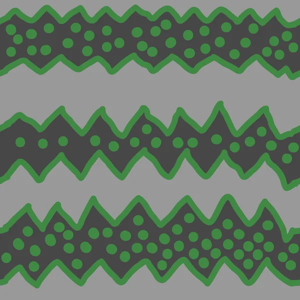 Modèle Sans Couture Avec Zigzag Simple Abstrait — Image vectorielle