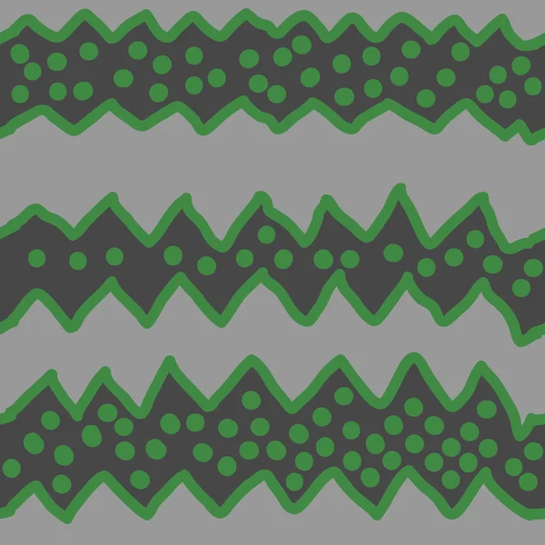 Patrón Sin Costura Con Zigzag Simple Abstracto — Archivo Imágenes Vectoriales