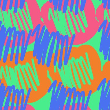 Dikişsiz soyut desen, sadece vektör illüstrasyon