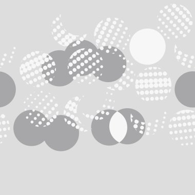 Dikişsiz daireler deseni, sadece vektör çizimi