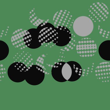 Dikişsiz daireler deseni, sadece vektör çizimi